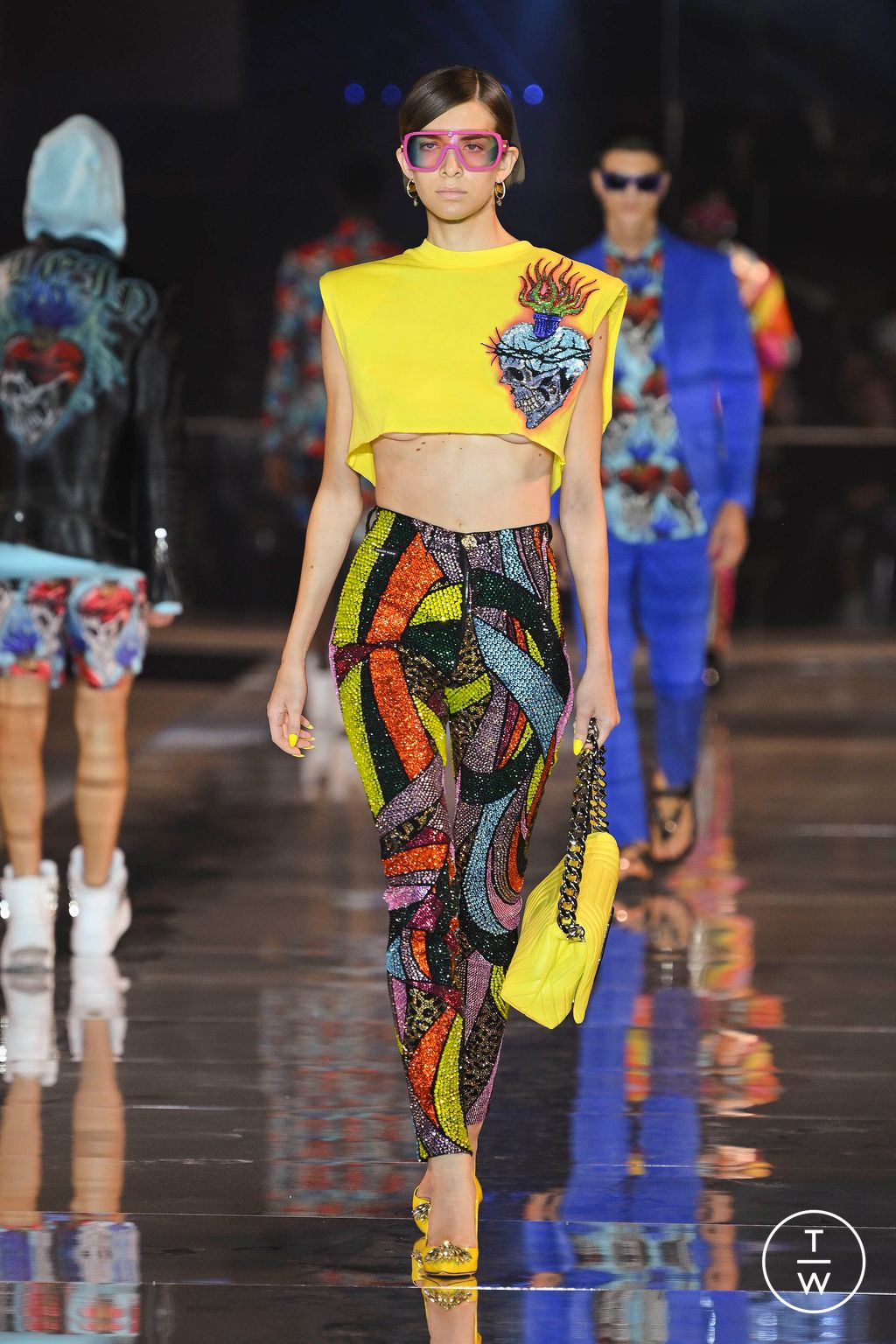Fashion Week Milan Spring/Summer 2023 look 61 de la collection Philipp Plein womenswear