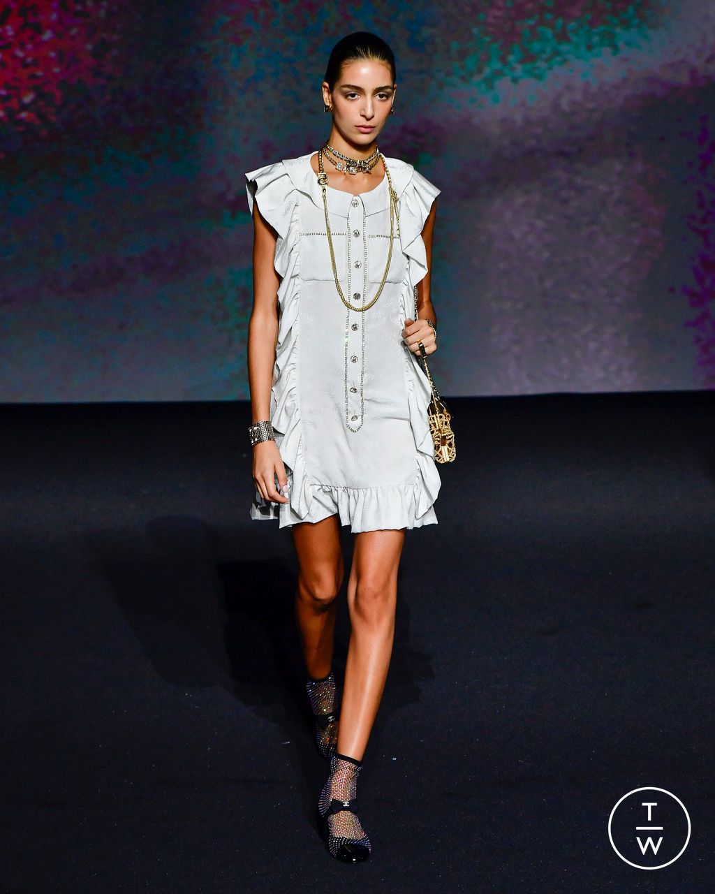 Fashion Week Paris Spring/Summer 2023 look 36 from the Chanel collection womenswear