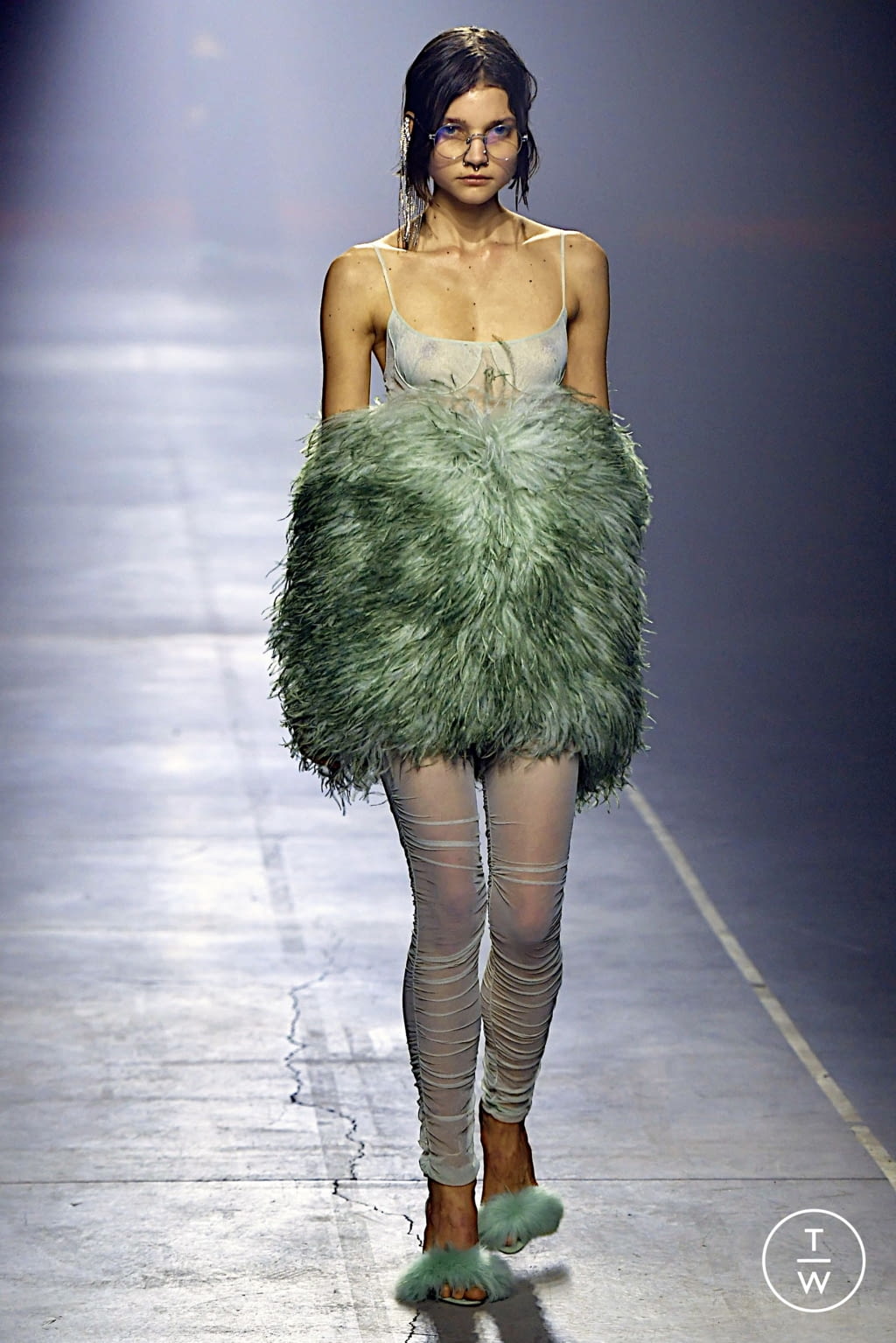 Fashion Week Milan Fall/Winter 2022 look 21 de la collection AC9 womenswear