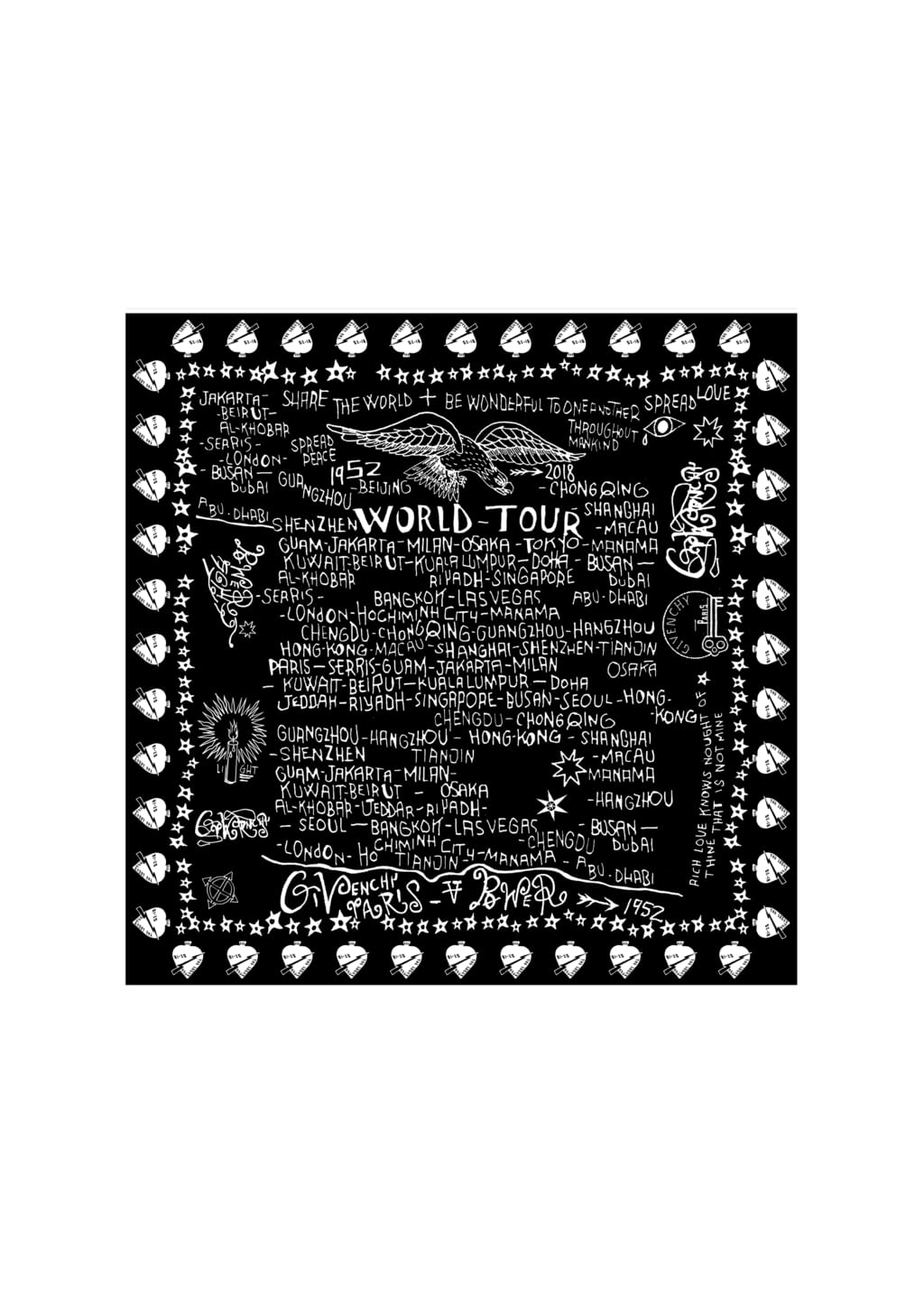 Fashion Week Paris Spring/Summer 2018 look 41 from the Givenchy collection 男装配饰