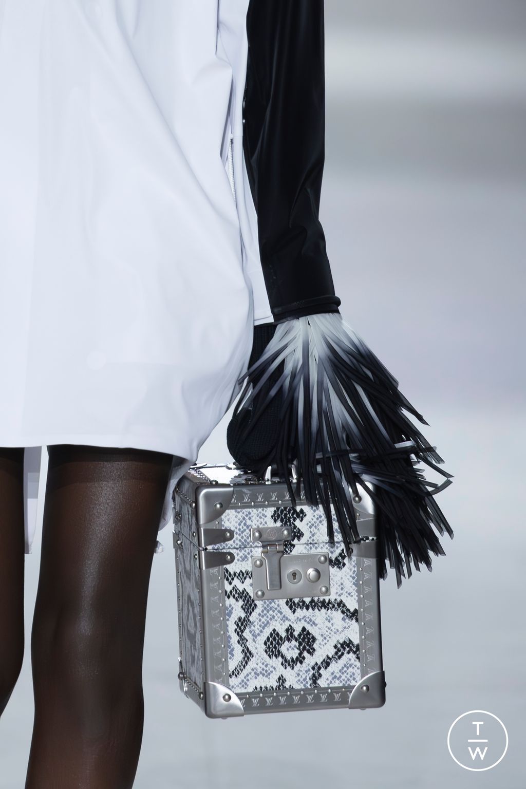 Fashion Week Paris Fall/Winter 2024 look 73 de la collection Louis Vuitton womenswear accessories
