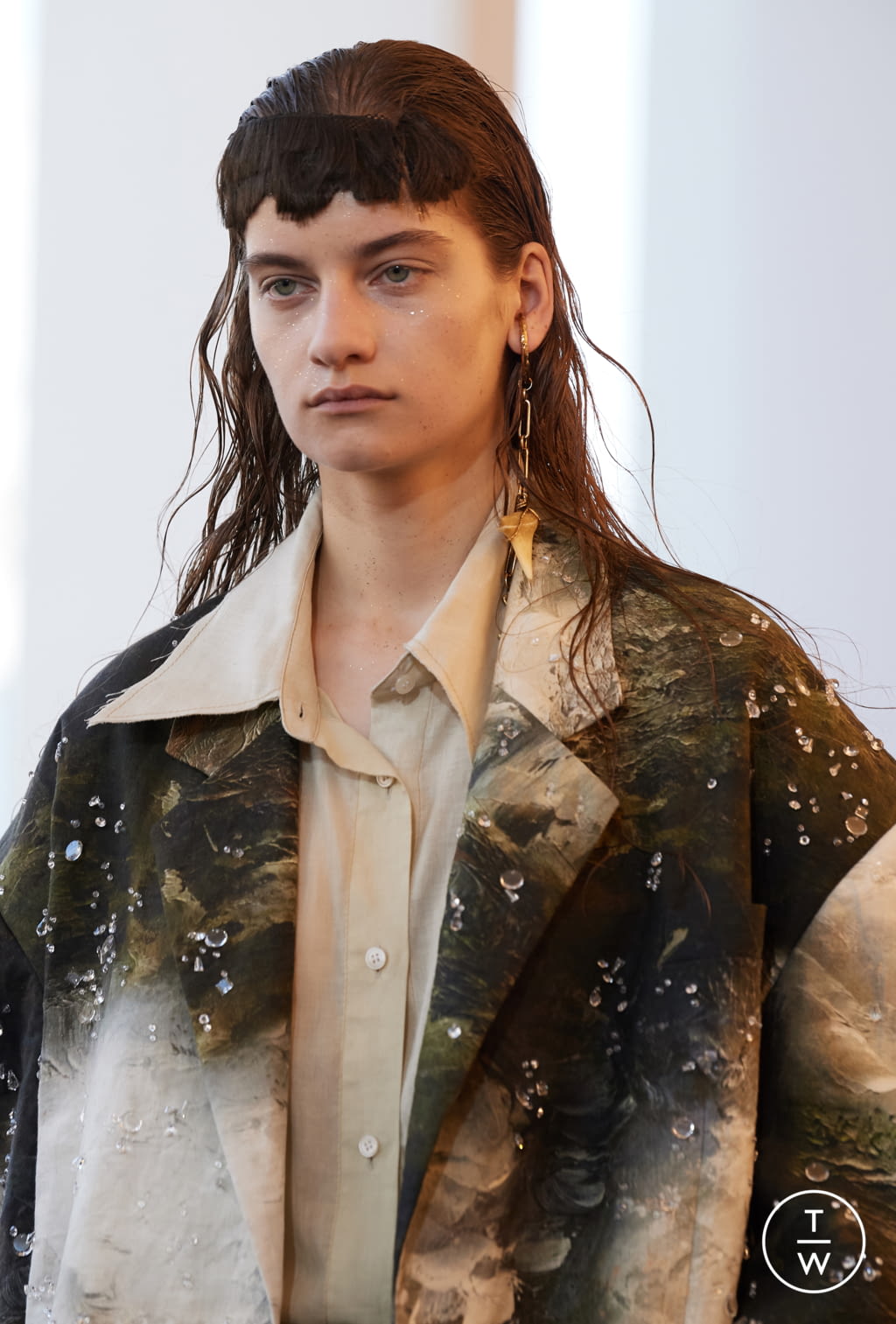 Fashion Week Paris Spring/Summer 2020 look 11 from the Acne Studios collection 女装配饰