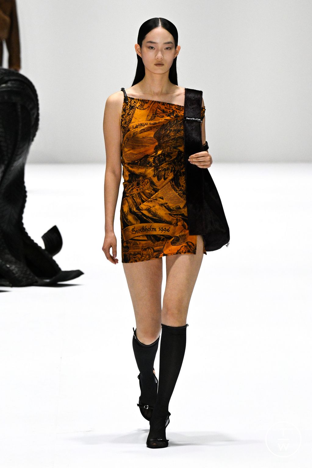 Fashion Week Paris Fall/Winter 2024 look 27 from the Acne Studios collection womenswear