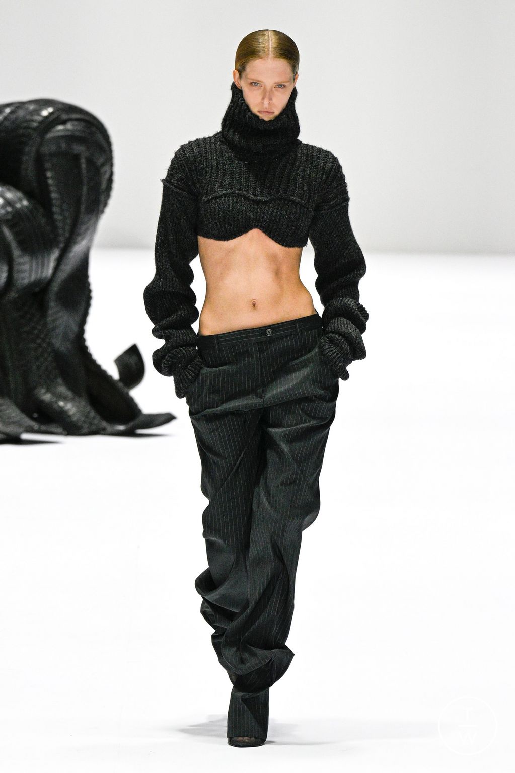 Fashion Week Paris Fall/Winter 2024 look 48 de la collection Acne Studios womenswear