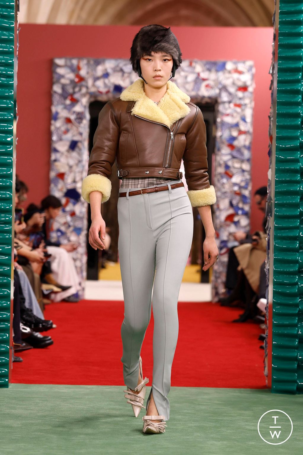 Fashion Week Paris Fall/Winter 2026 look 7 from the Acne Studios collection 女装