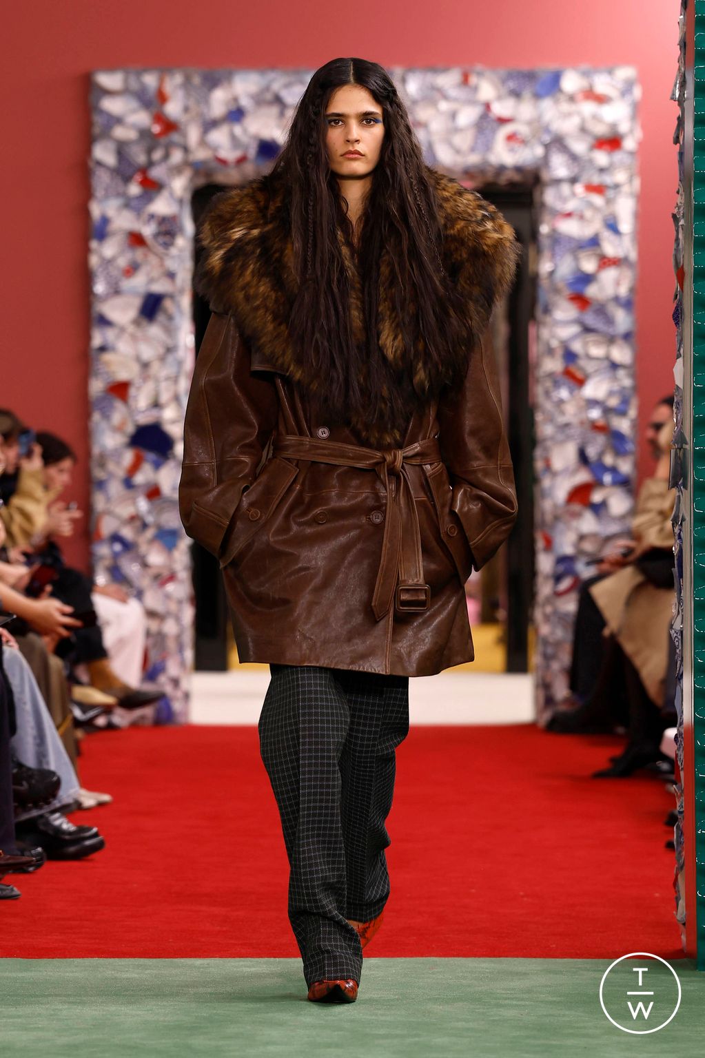 Fashion Week Paris Fall/Winter 2026 look 39 de la collection Acne Studios womenswear