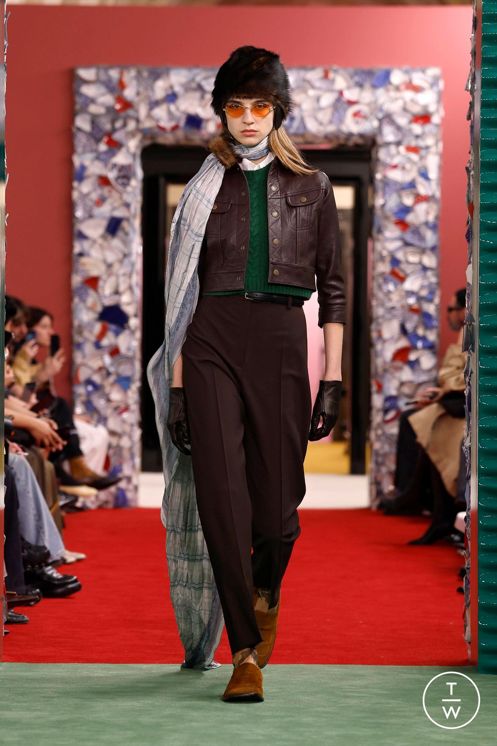 Fashion Week Paris Fall/Winter 2026 look 42 de la collection Acne Studios womenswear