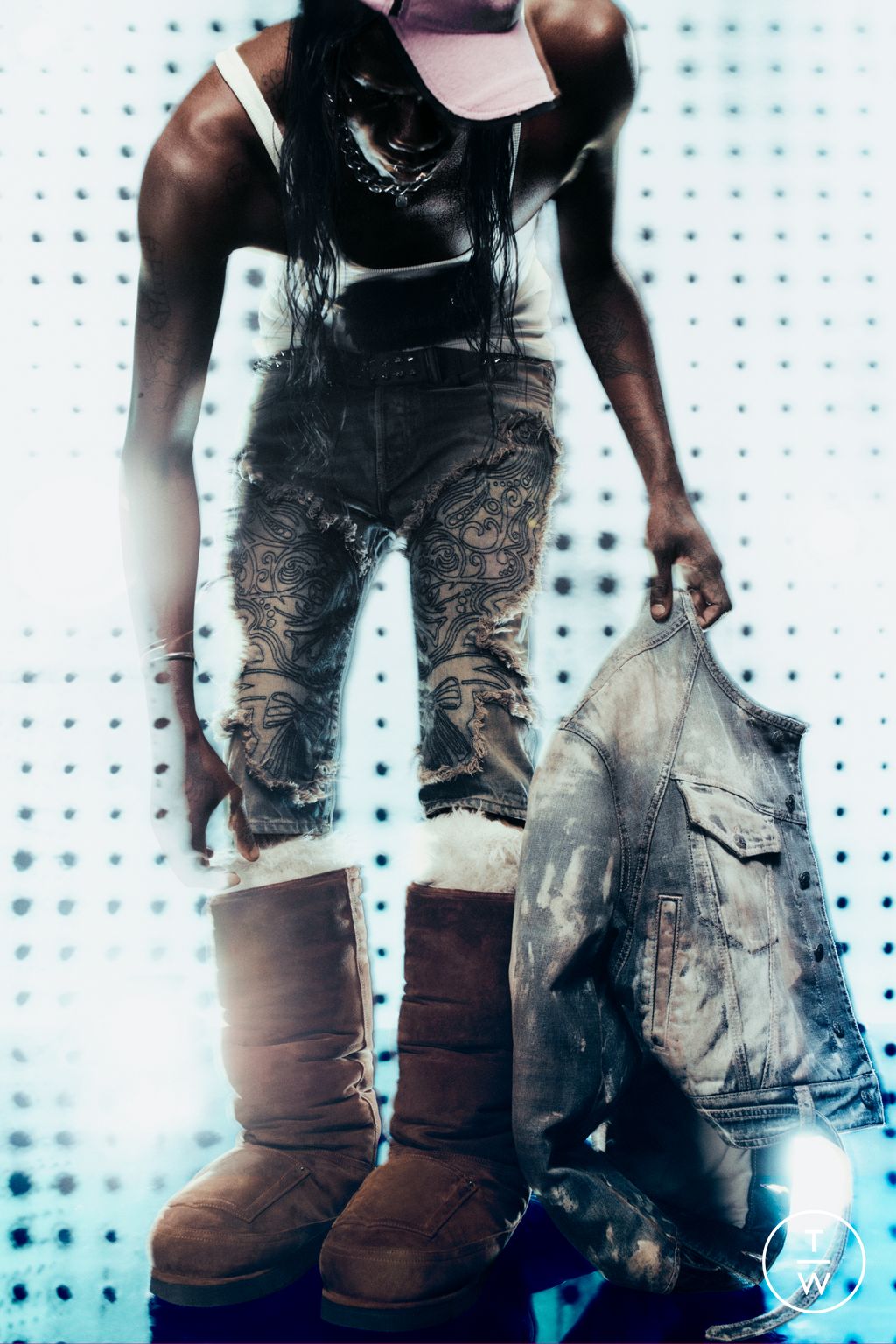 Fashion Week Paris Fall/Winter 2024 look 9 from the Acne Studios collection menswear