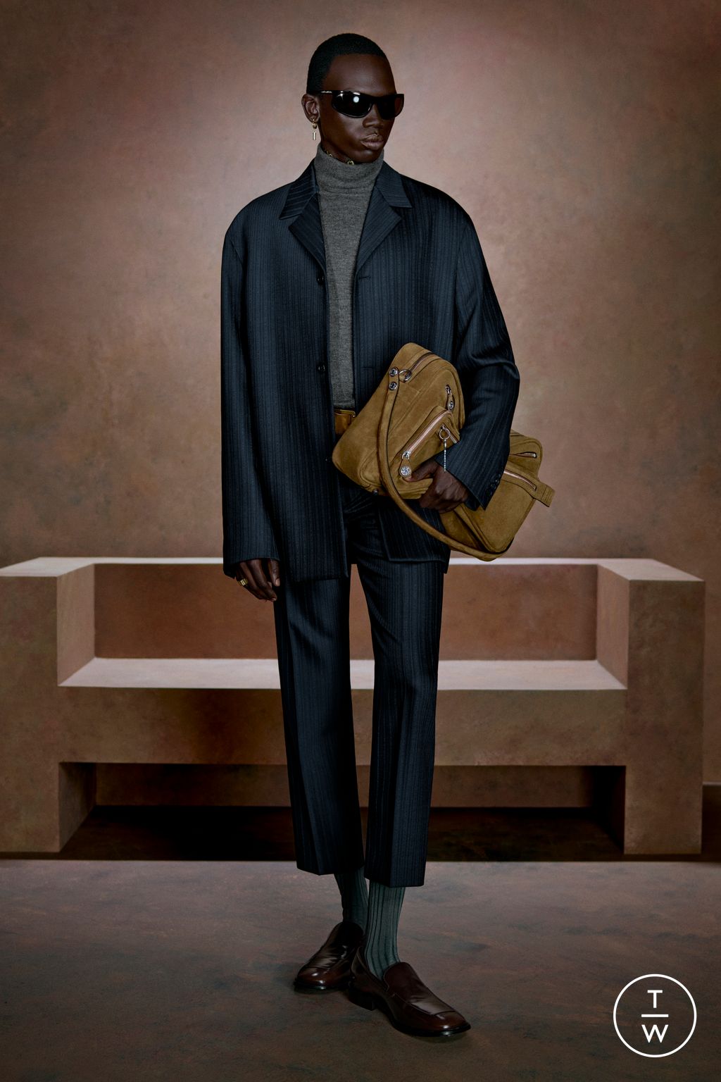 Fashion Week Paris Fall/Winter 2026 look 22 from the Acne Studios collection menswear