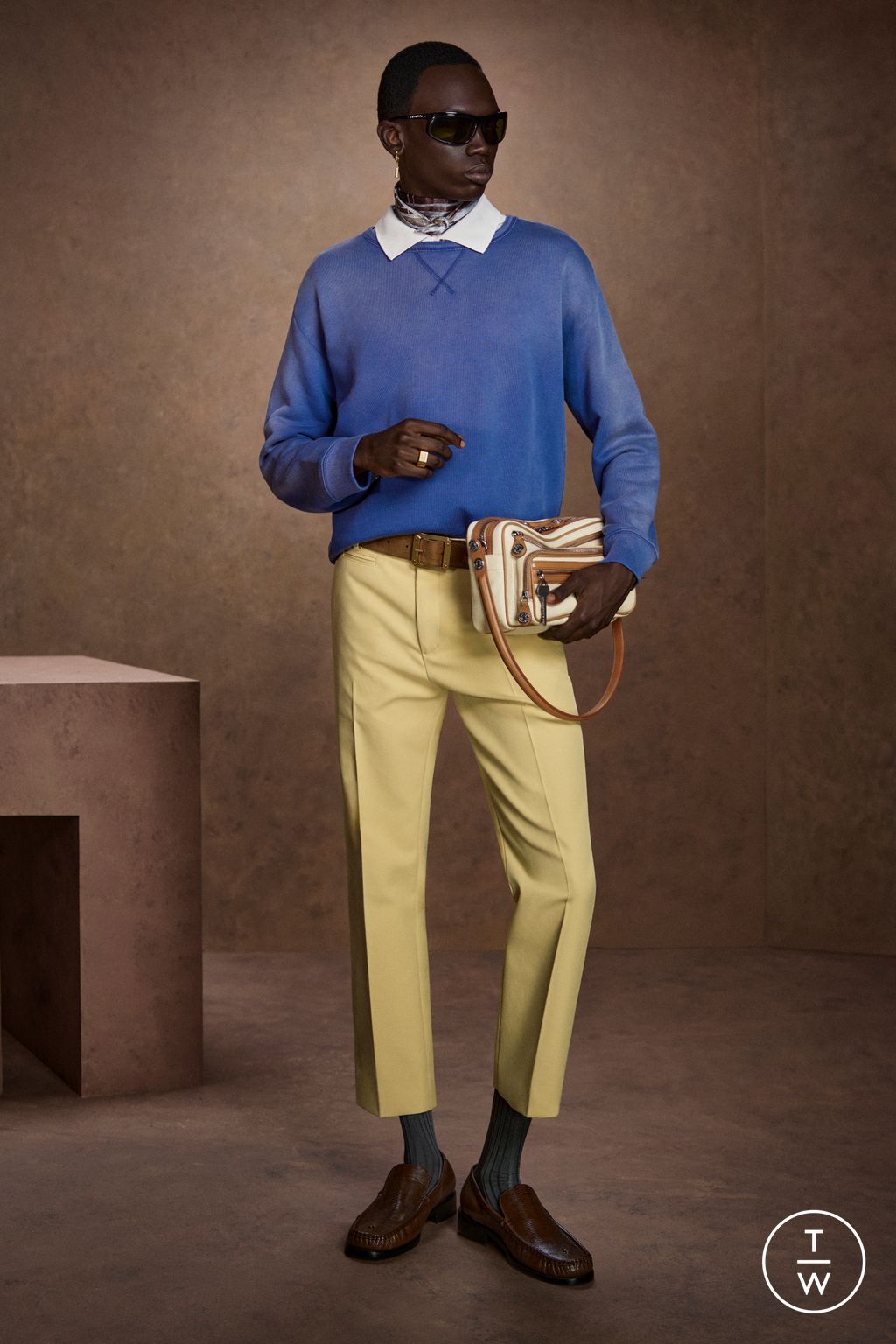 Fashion Week Paris Fall/Winter 2026 look 25 from the Acne Studios collection menswear