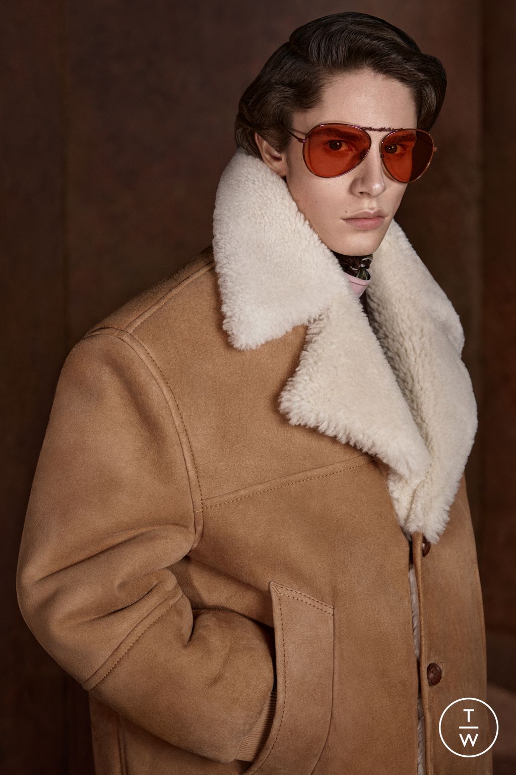 Fashion Week Paris Fall/Winter 2026 look 7 de la collection Acne Studios menswear