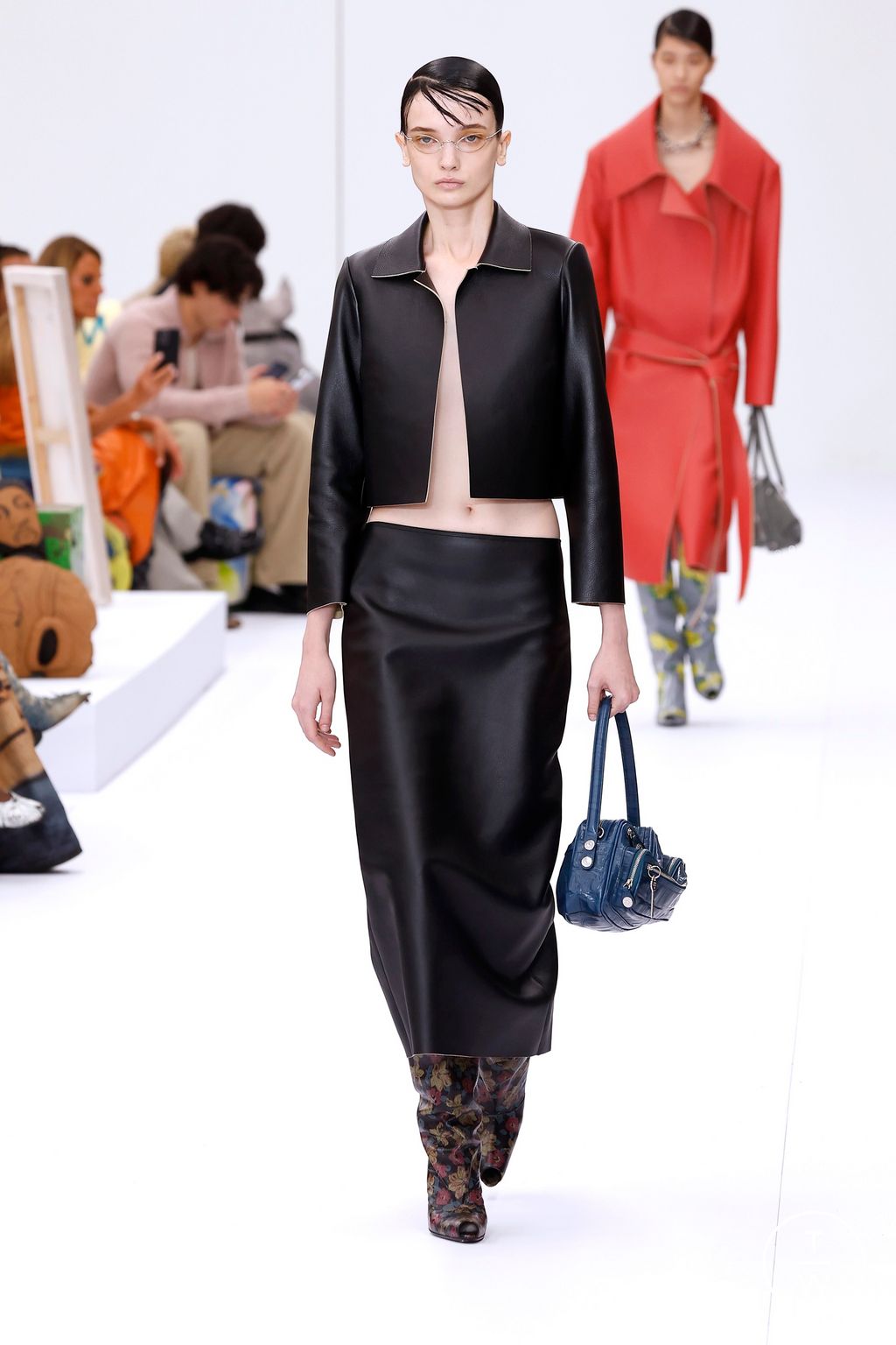 Fashion Week Paris Spring/Summer 2025 look 7 from the Acne Studios collection womenswear