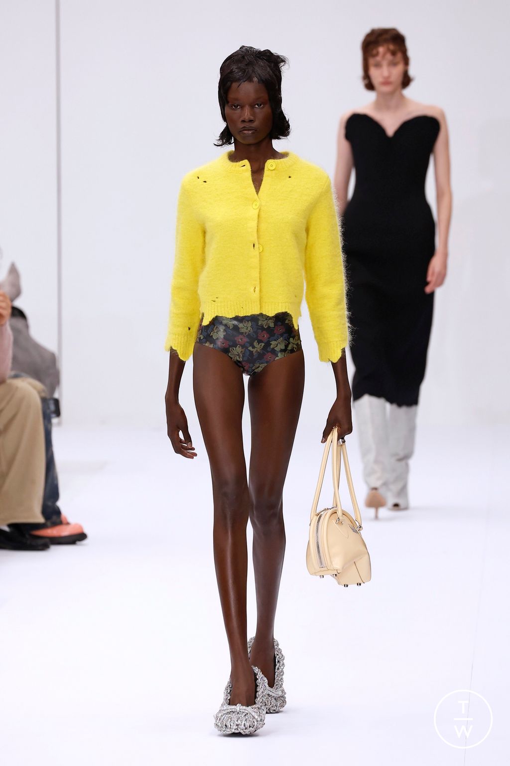 Fashion Week Paris Spring-Summer 2025 look 12 from the Acne Studios collection womenswear