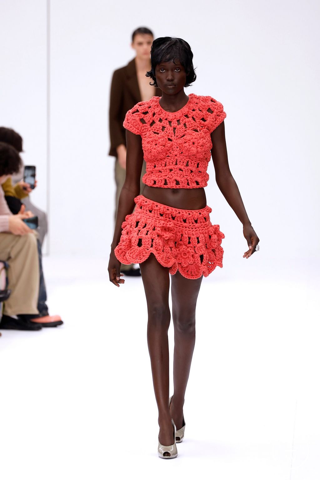 Fashion Week Paris Spring-Summer 2025 look 27 from the Acne Studios collection womenswear