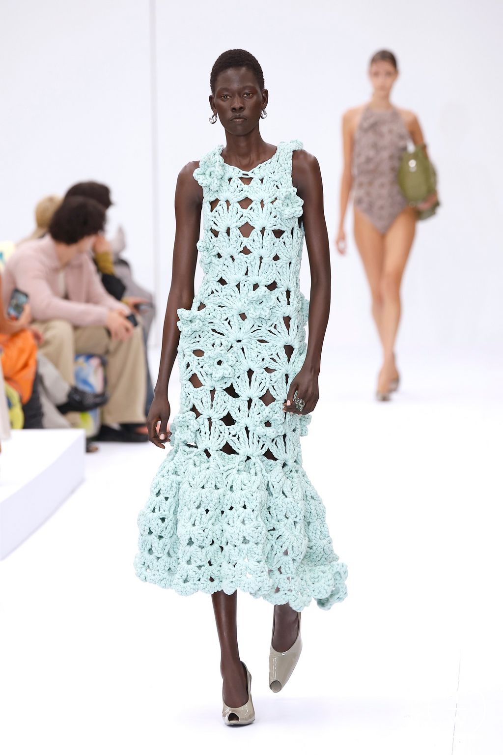 Fashion Week Paris Spring-Summer 2025 look 30 from the Acne Studios collection womenswear