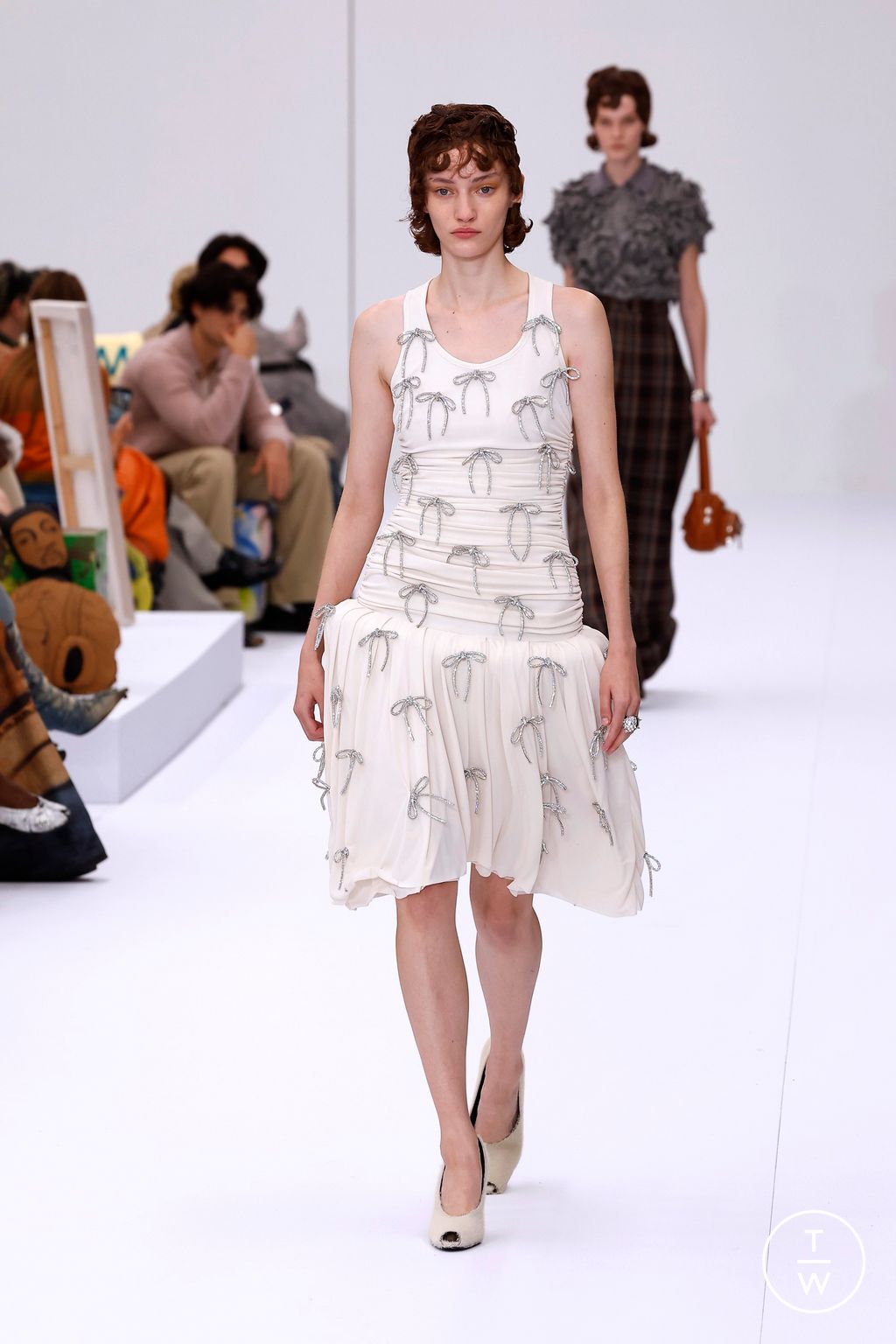 Fashion Week Paris Spring-Summer 2025 look 44 from the Acne Studios collection womenswear