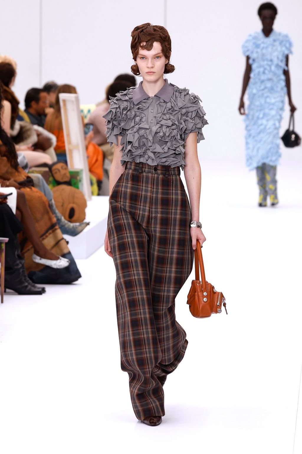 Fashion Week Paris Spring/Summer 2025 look 46 from the Acne Studios collection womenswear