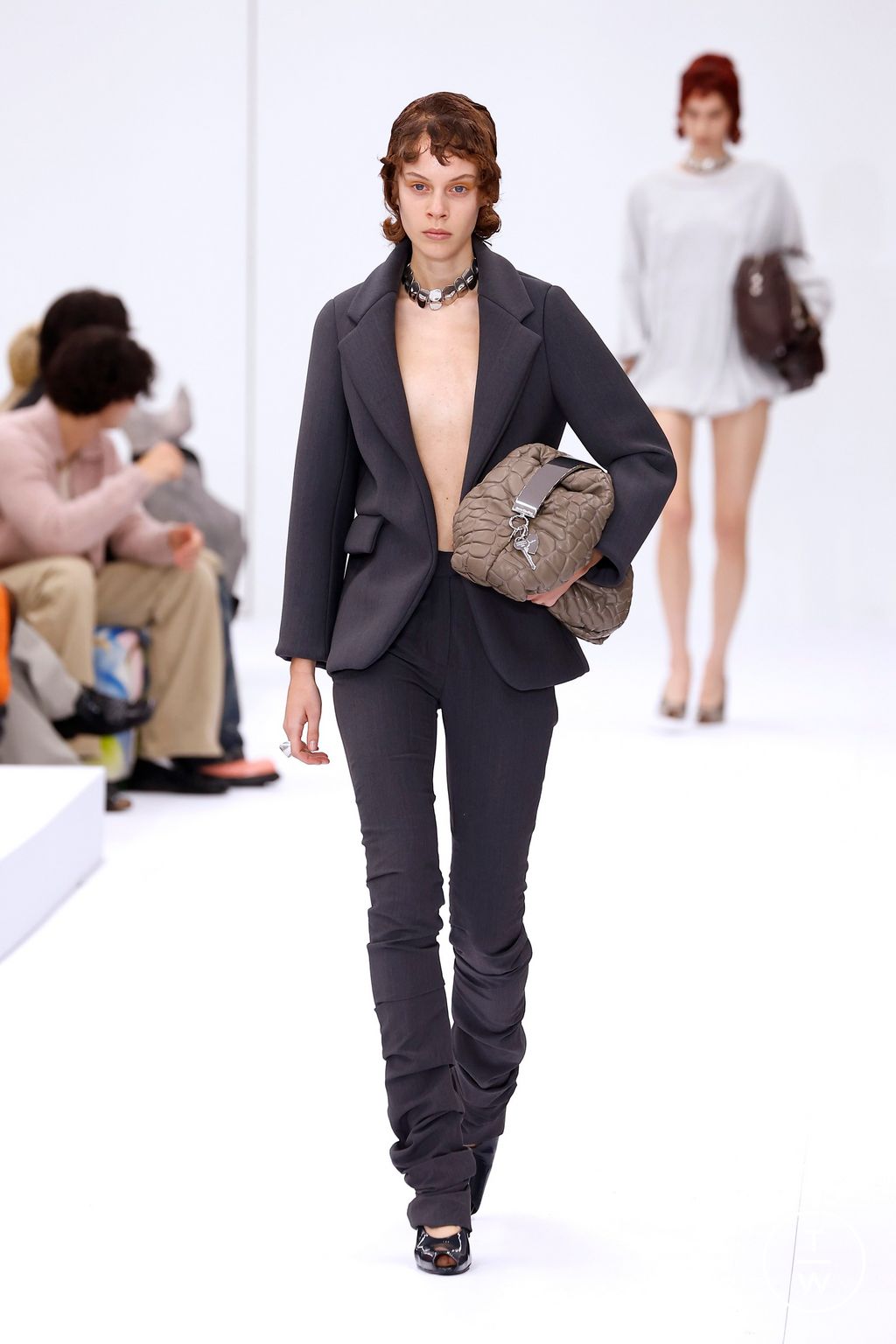 Fashion Week Paris Spring/Summer 2025 look 49 from the Acne Studios collection womenswear