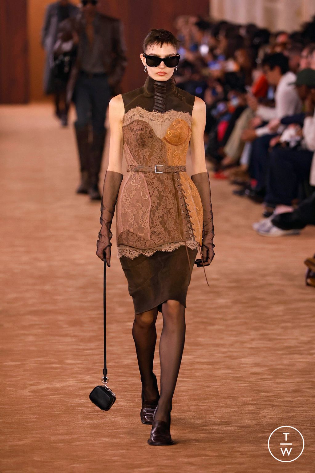 Fashion Week Paris Spring/Summer 2026 look 18 from the Acne Studios collection womenswear