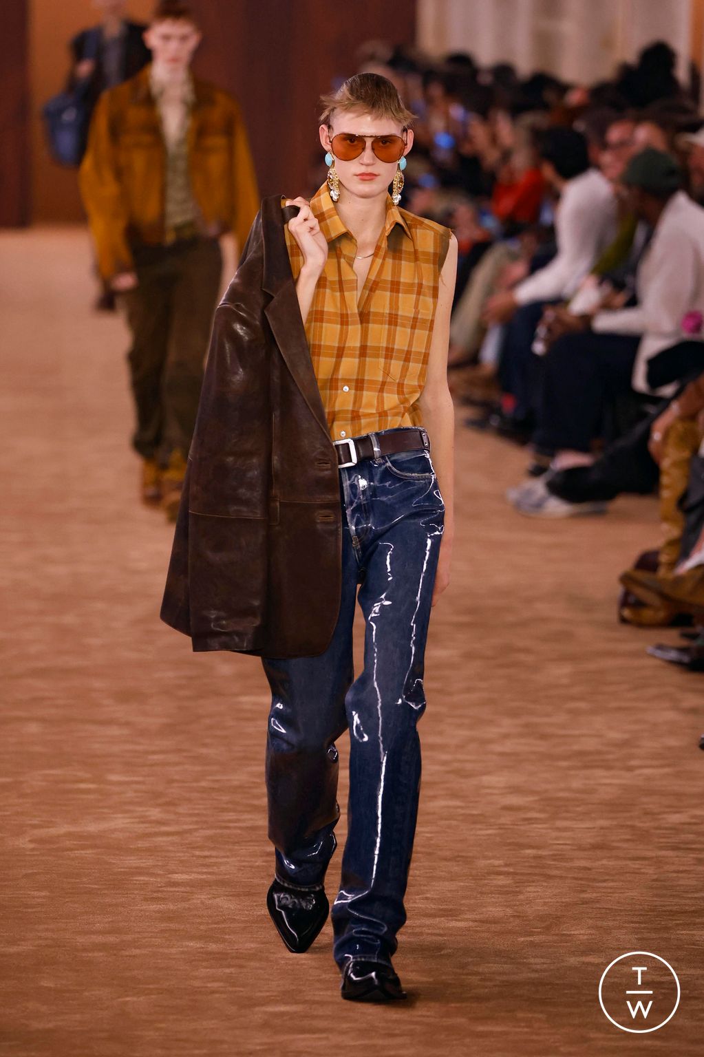 Fashion Week Paris Spring/Summer 2026 look 22 from the Acne Studios collection womenswear