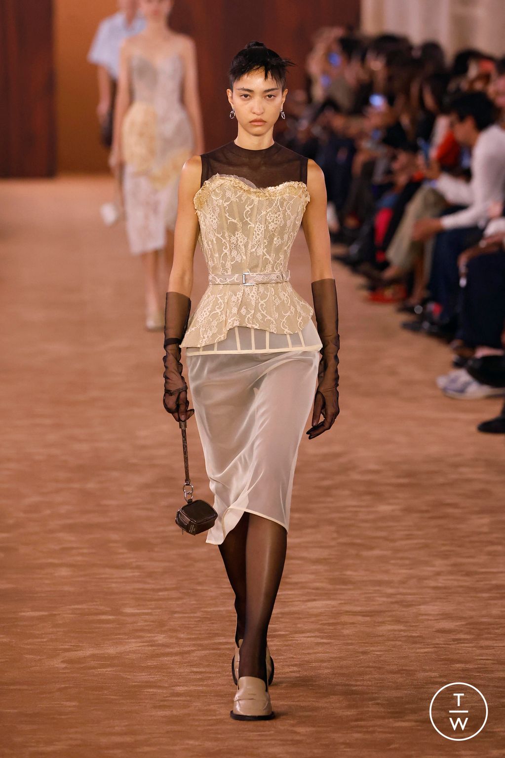 Fashion Week Paris Spring/Summer 2026 look 34 from the Acne Studios collection womenswear