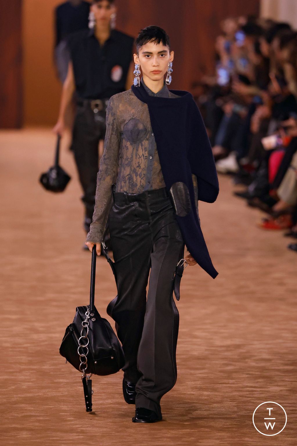 Fashion Week Paris Spring/Summer 2026 look 39 from the Acne Studios collection womenswear