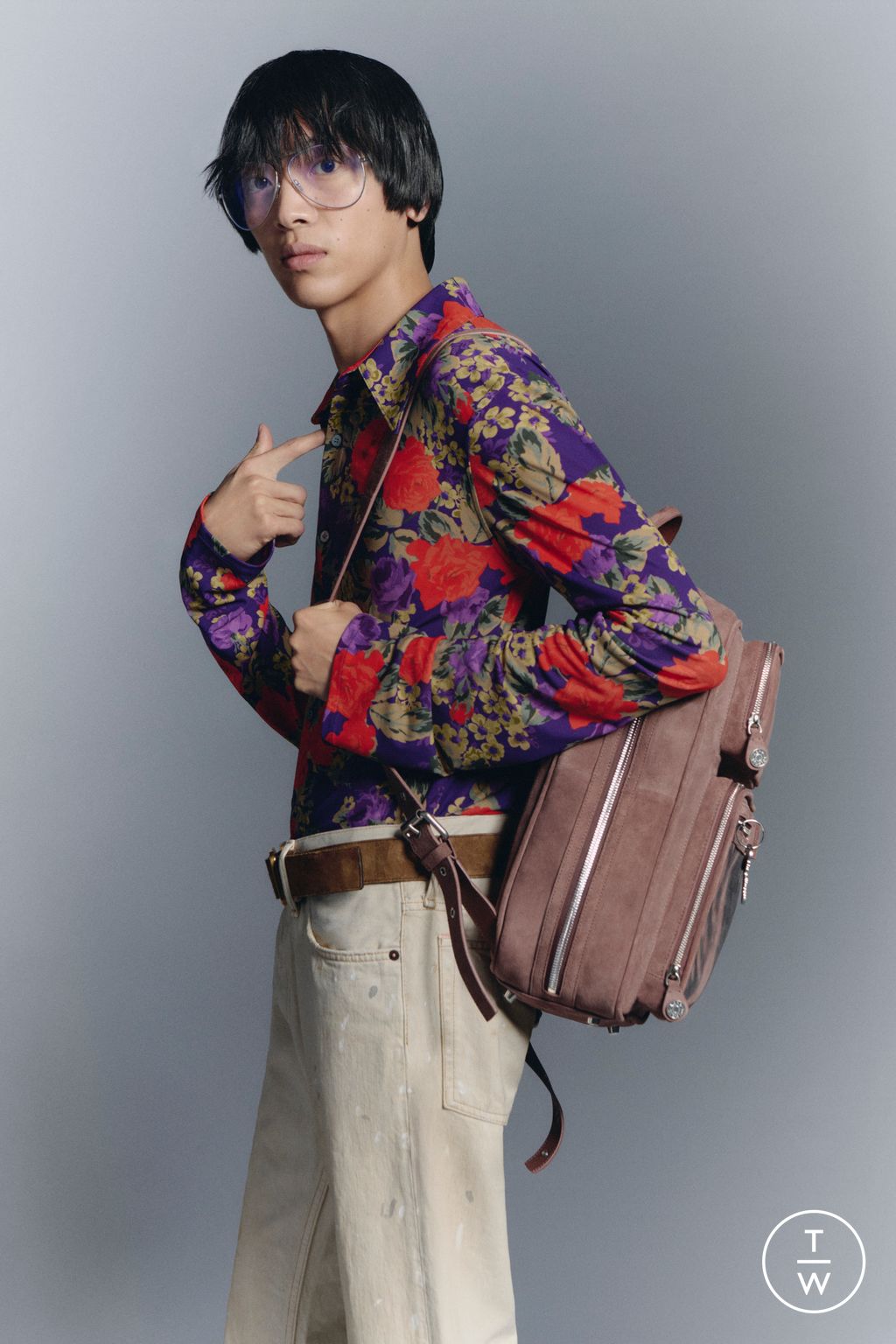 Fashion Week Milan Spring/Summer 2026 look 11 from the Acne Studios collection menswear