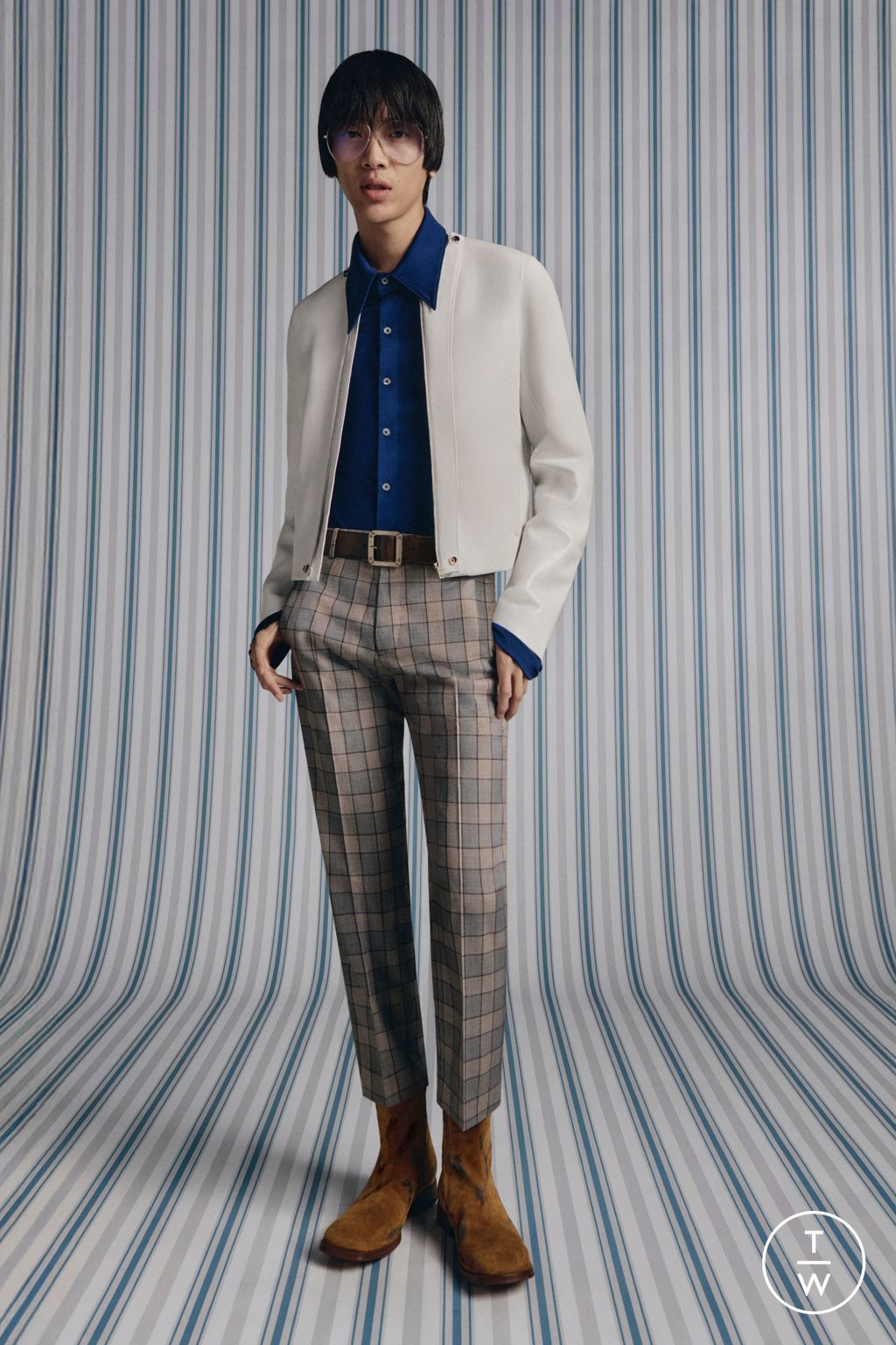 Fashion Week Milan Spring/Summer 2026 look 12 from the Acne Studios collection menswear