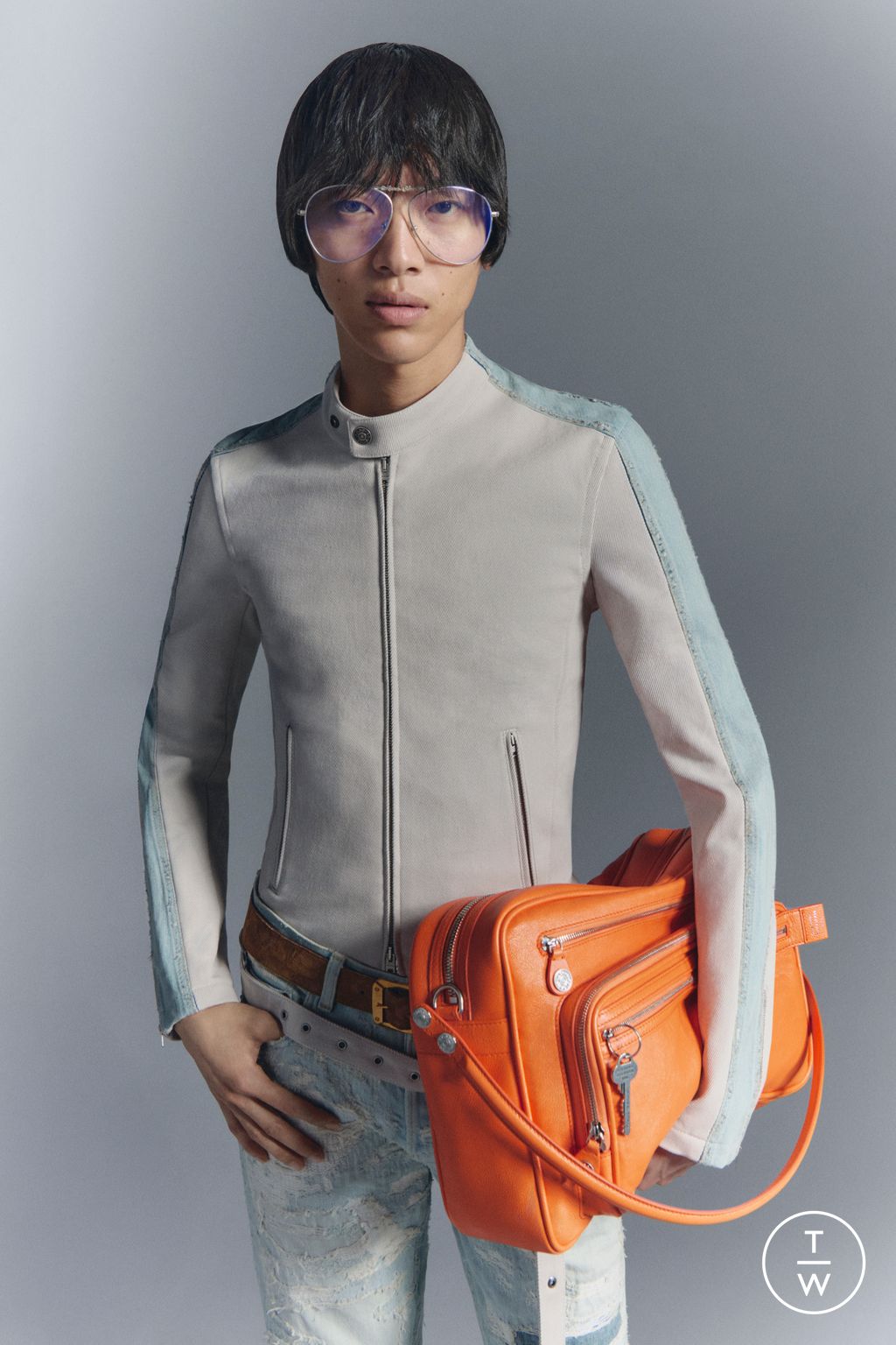 Fashion Week Paris Spring/Summer 2026 look 9 from the Acne Studios collection menswear