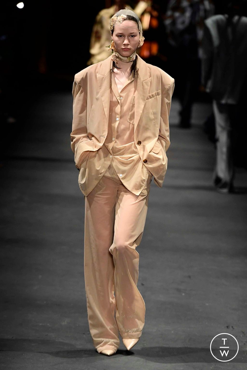 Fashion Week Milan Fall/Winter 2023 look 14 from the Act n°1 collection 女装
