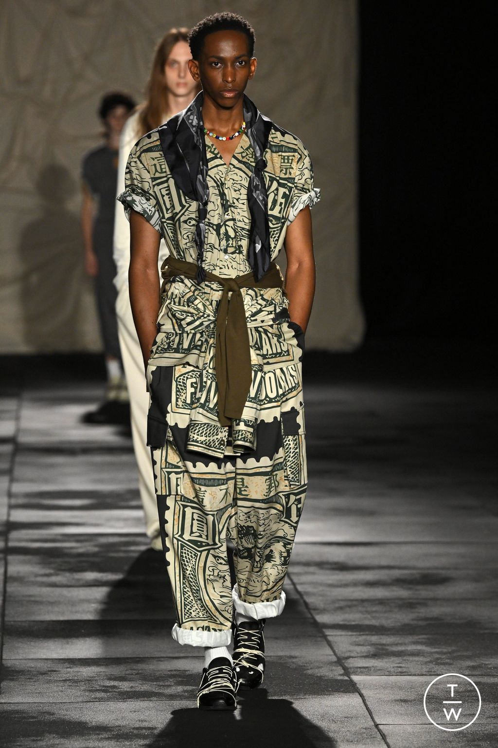 Fashion Week Milan Spring/Summer 2024 look 6 from the Act n°1 collection 女装