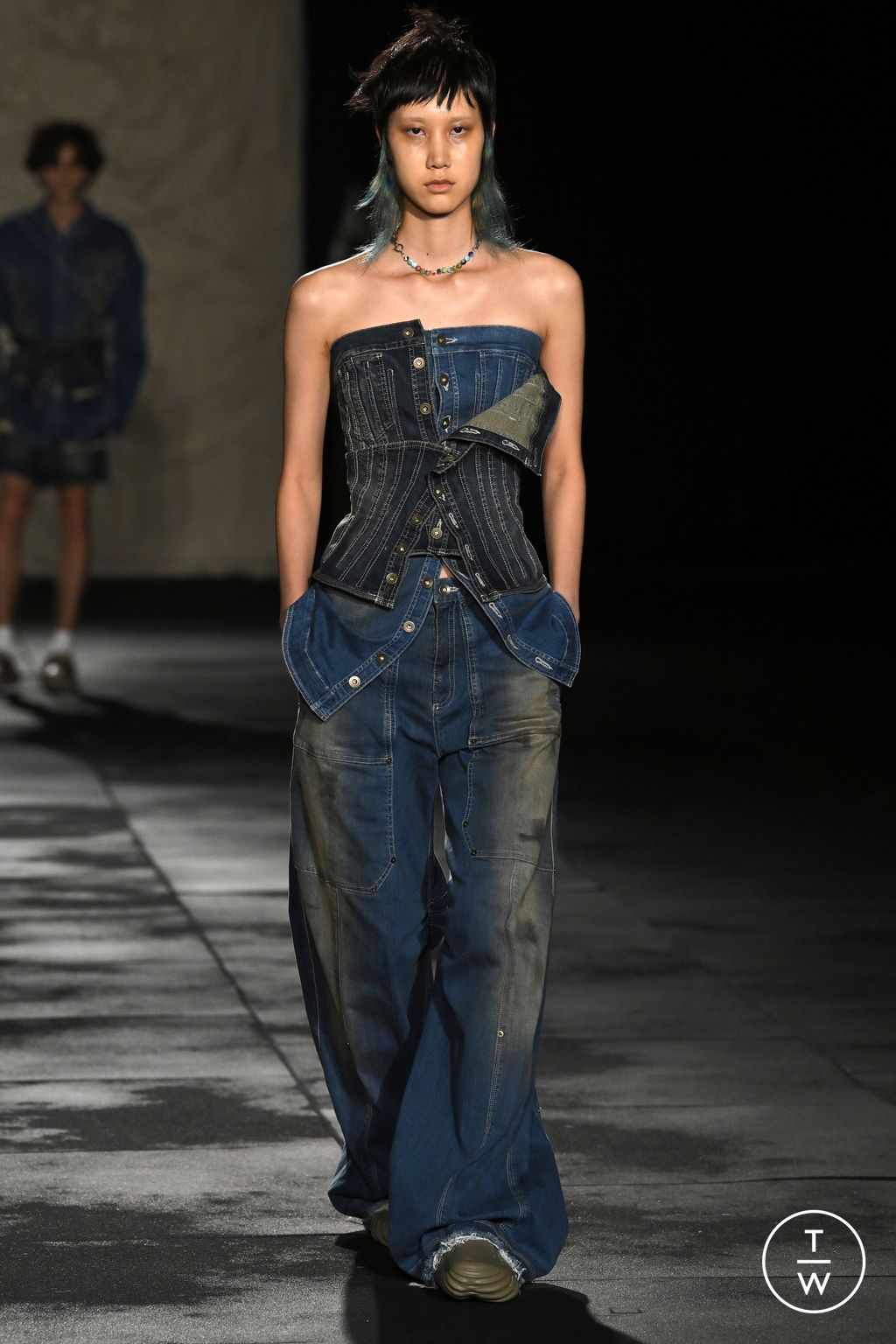 Fashion Week Milan Spring/Summer 2024 look 22 from the Act n°1 collection womenswear