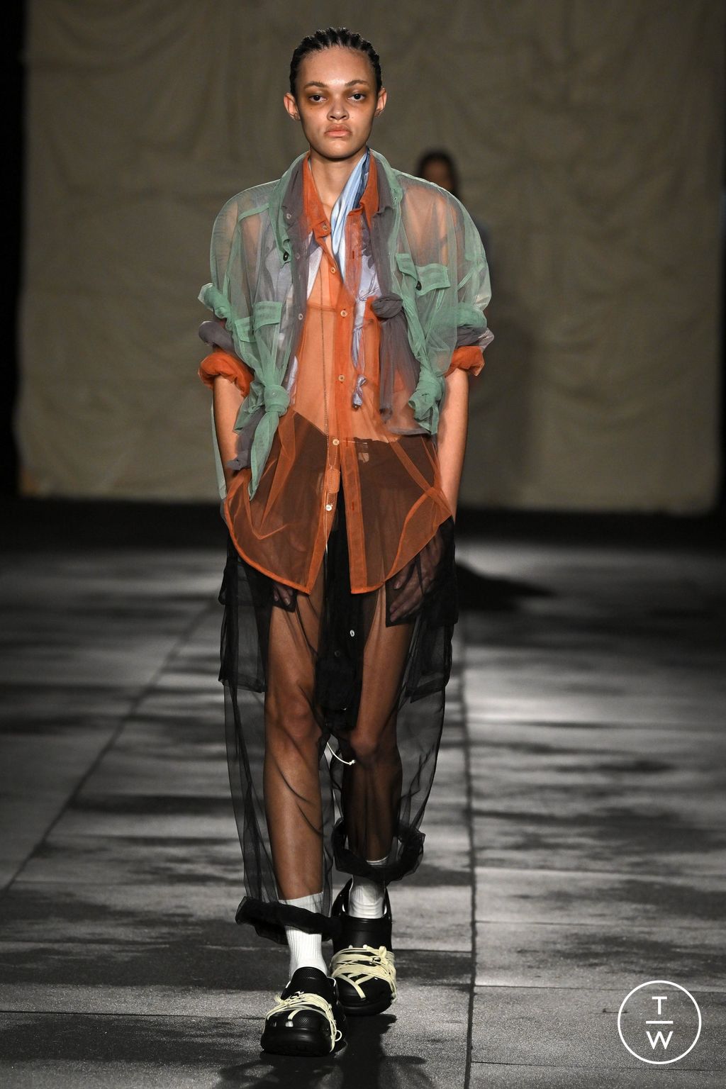 Fashion Week Milan Spring/Summer 2024 look 26 from the Act n°1 collection 女装