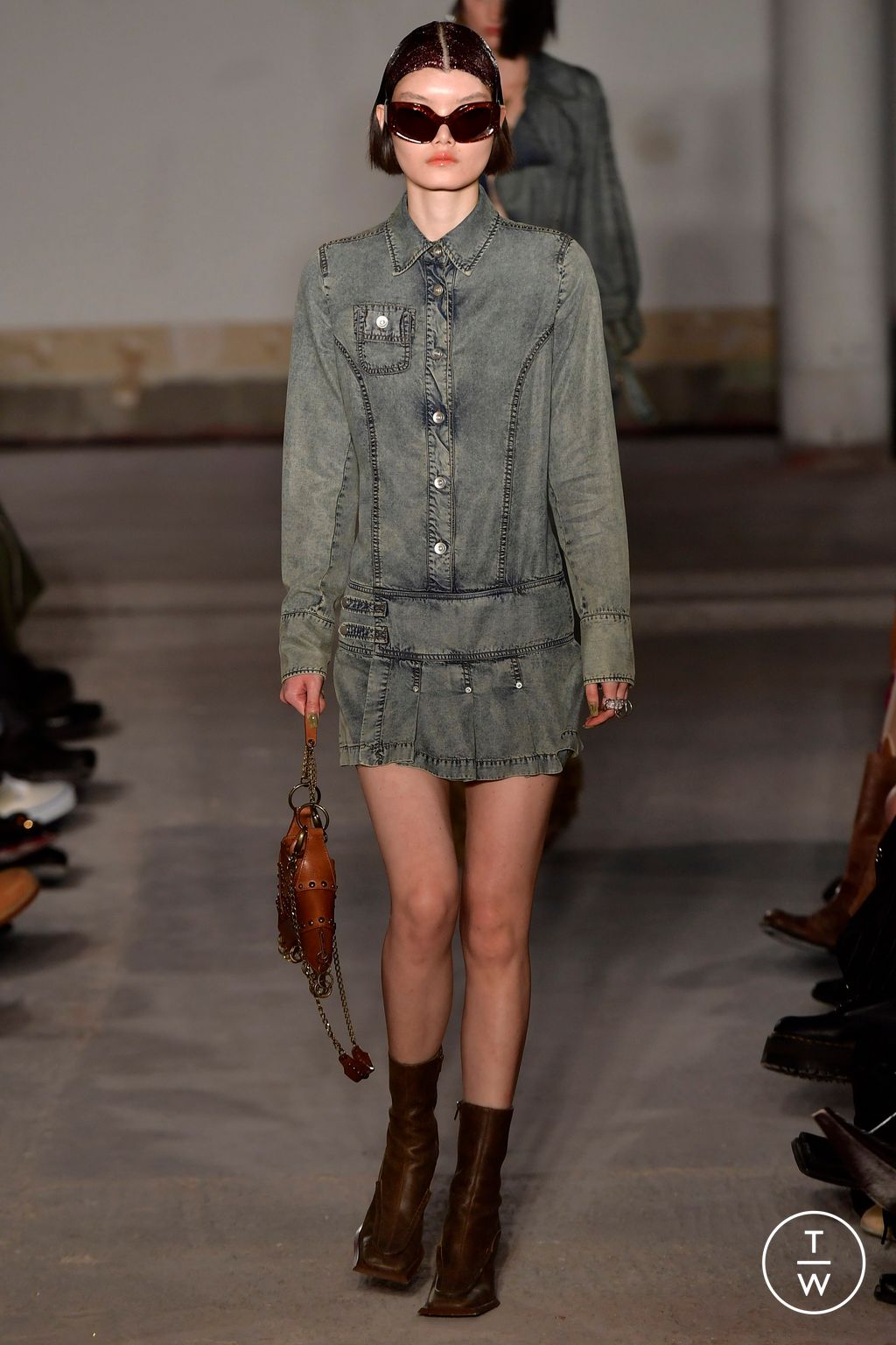 Fashion Week London Spring/Summer 2023 look 14 from the KNWLS collection womenswear