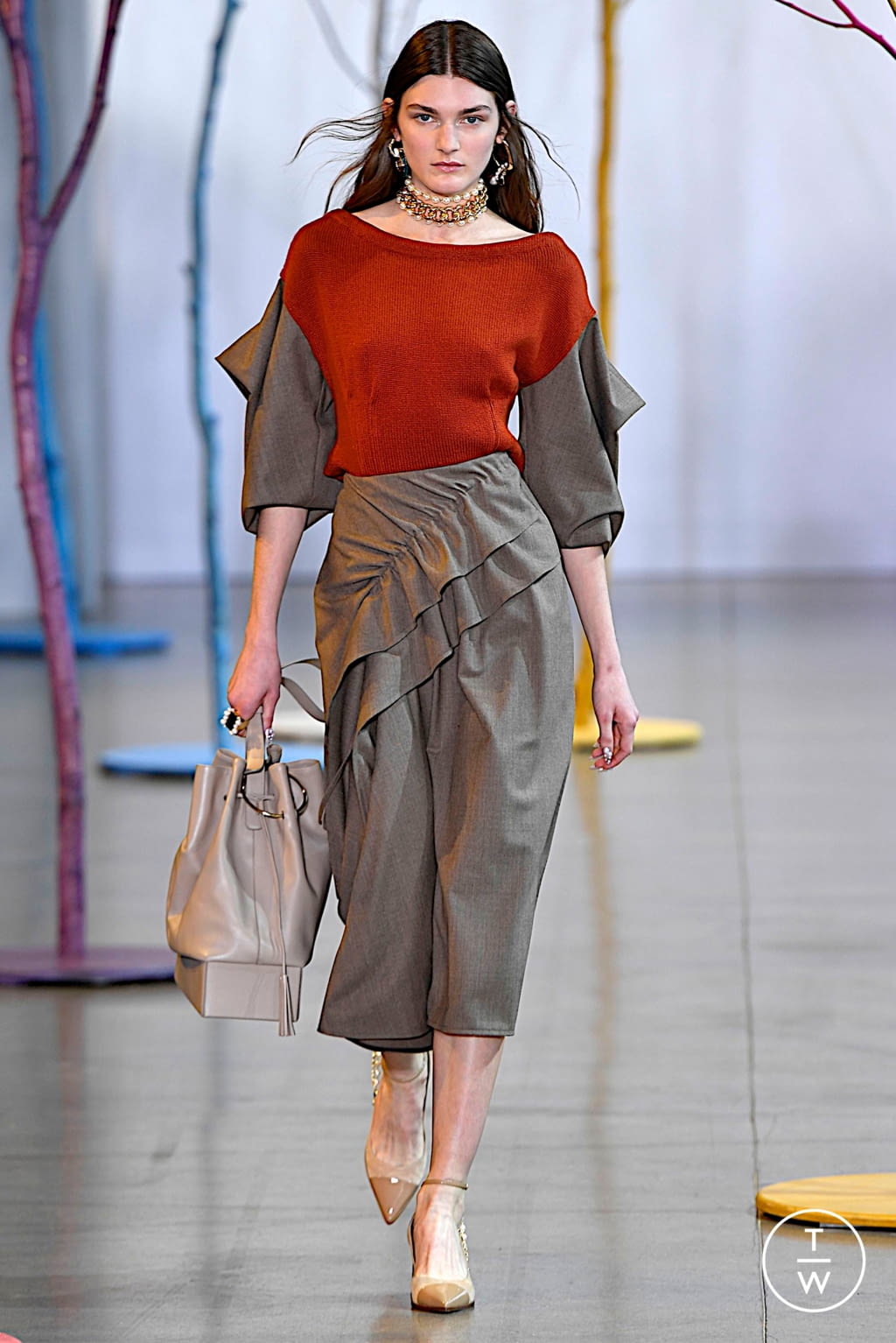 Fashion Week New York Fall/Winter 2019 look 11 from the Adeam collection womenswear