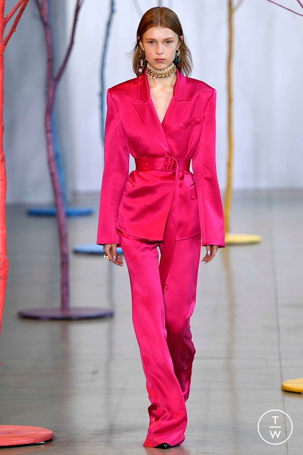 Fashion Week New York Fall/Winter 2019 look 34 from the Adeam collection 女装