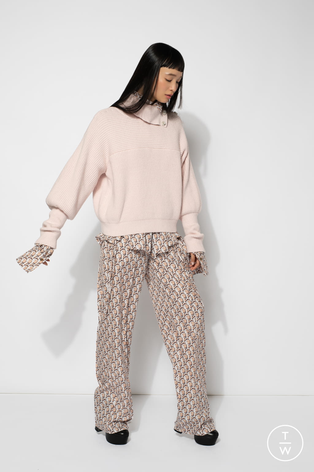 Fashion Week New York Fall/Winter 2021 look 2 de la collection Adeam womenswear