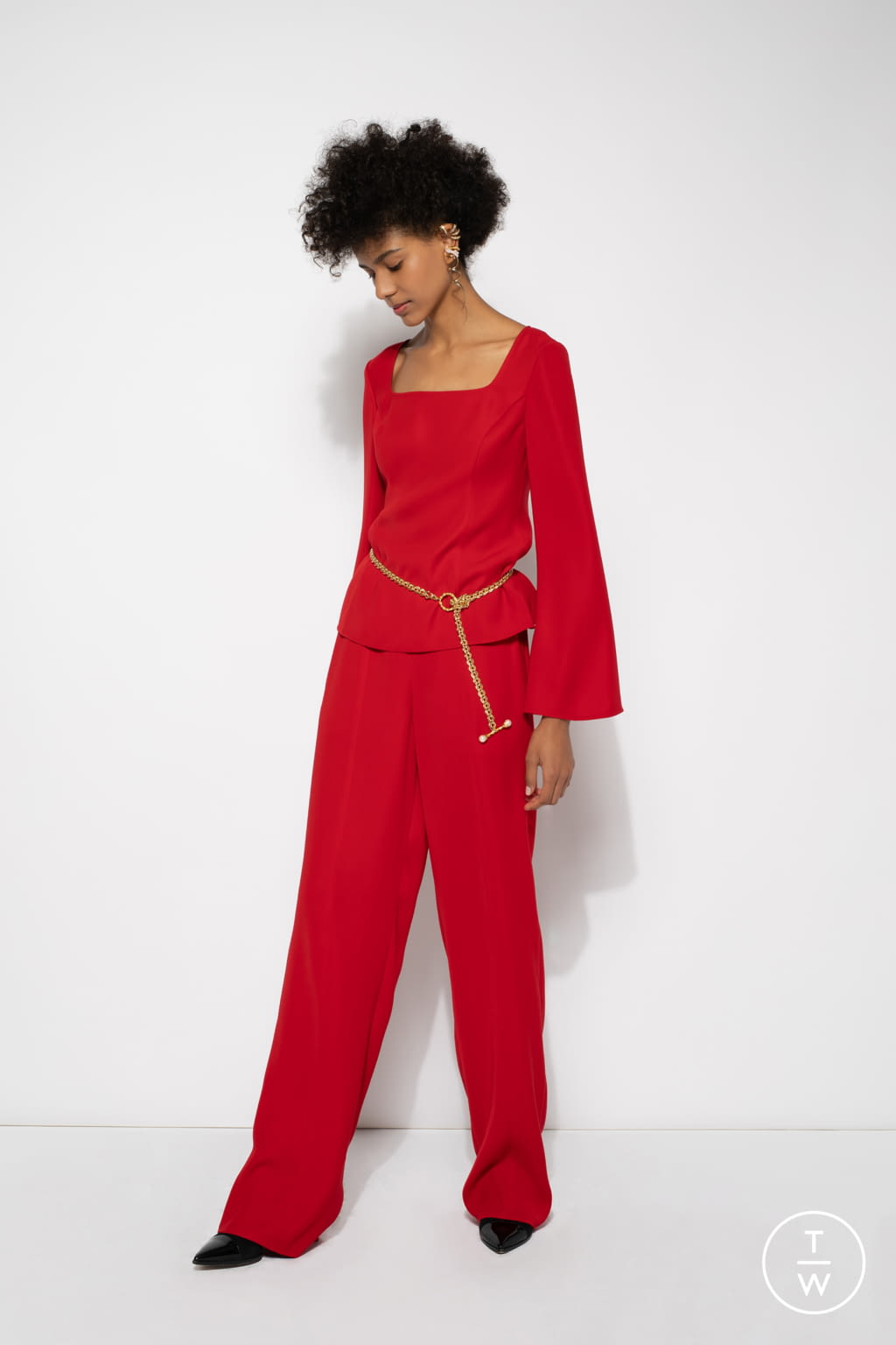Fashion Week New York Fall/Winter 2021 look 19 de la collection Adeam womenswear