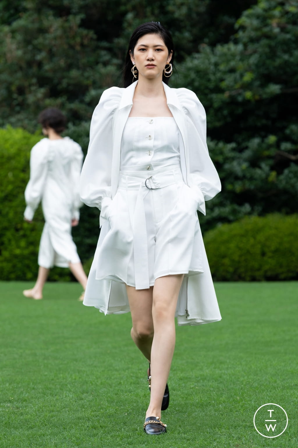 Fashion Week New York Spring/Summer 2021 look 12 from the Adeam collection 女装