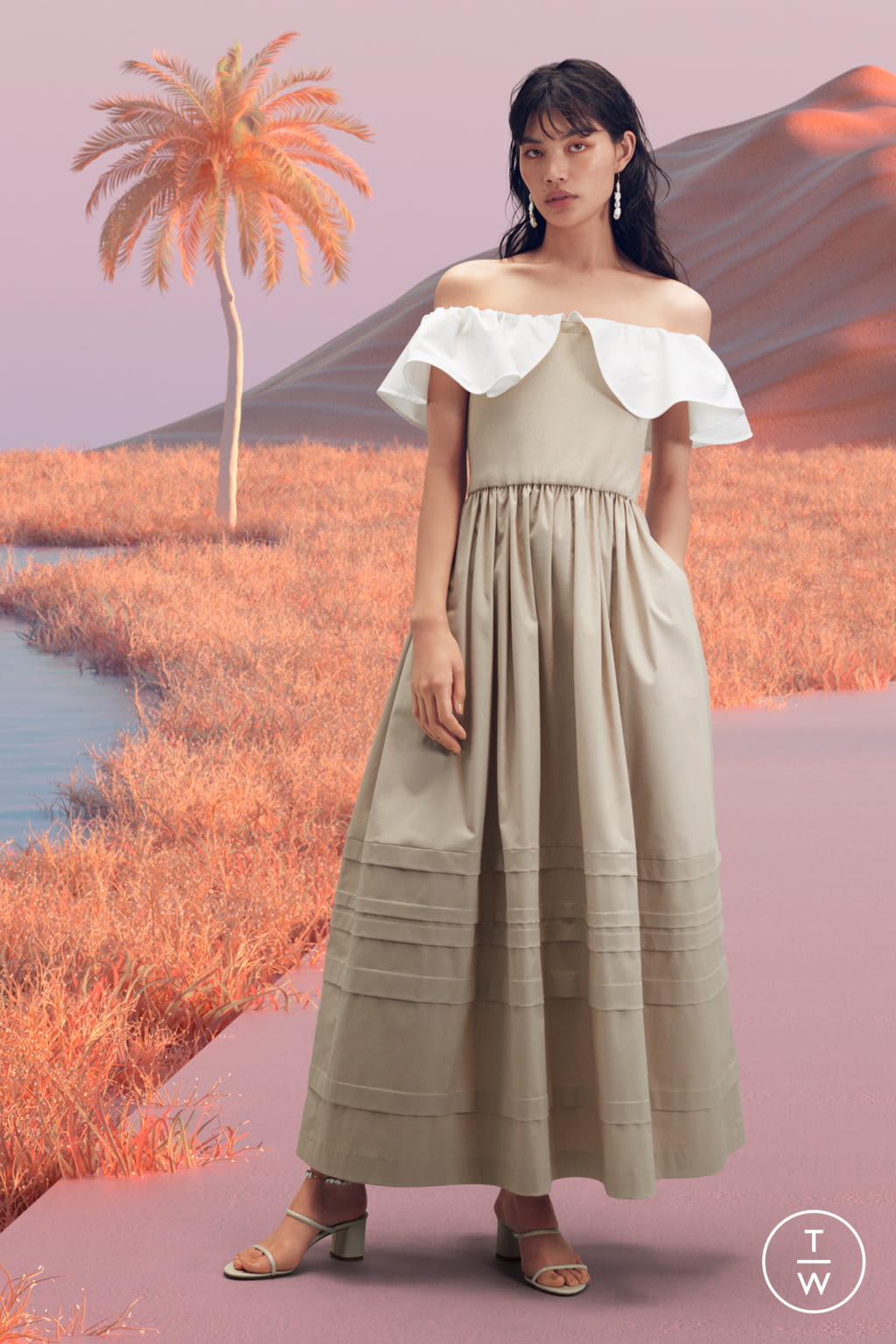 Fashion Week New York Spring/Summer 2022 look 12 de la collection Adeam womenswear