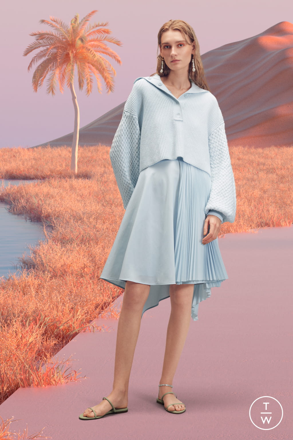 Fashion Week New York Spring/Summer 2022 look 14 de la collection Adeam womenswear