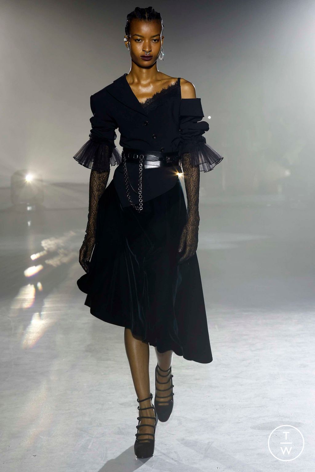 Fashion Week New York Fall/Winter 2023 look 7 from the Adeam collection 女装