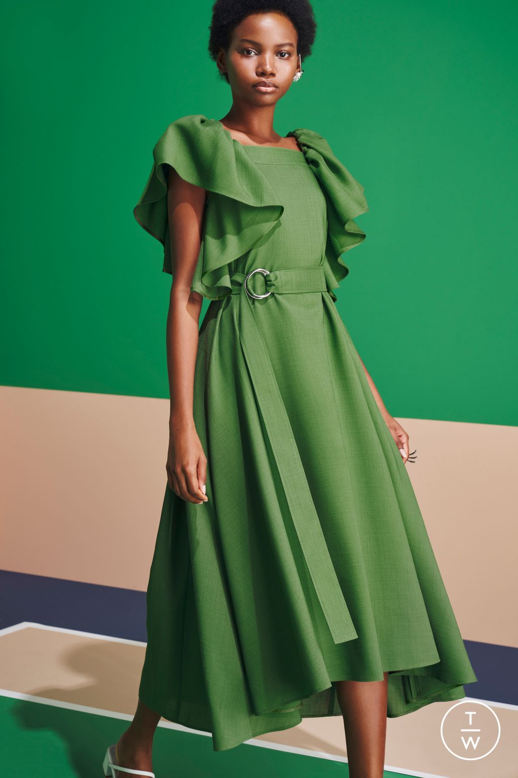 Fashion Week New York Pre-Fall 2023 look 4 from the Adeam collection womenswear