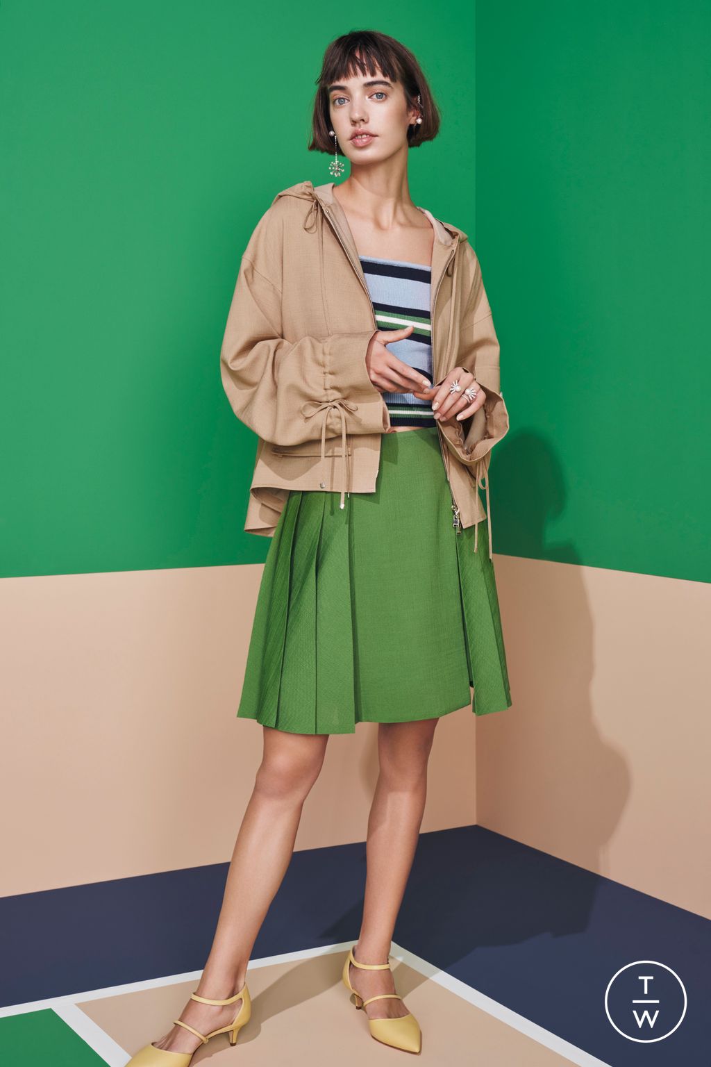 Fashion Week New York Pre-Fall 2023 look 7 from the Adeam collection womenswear
