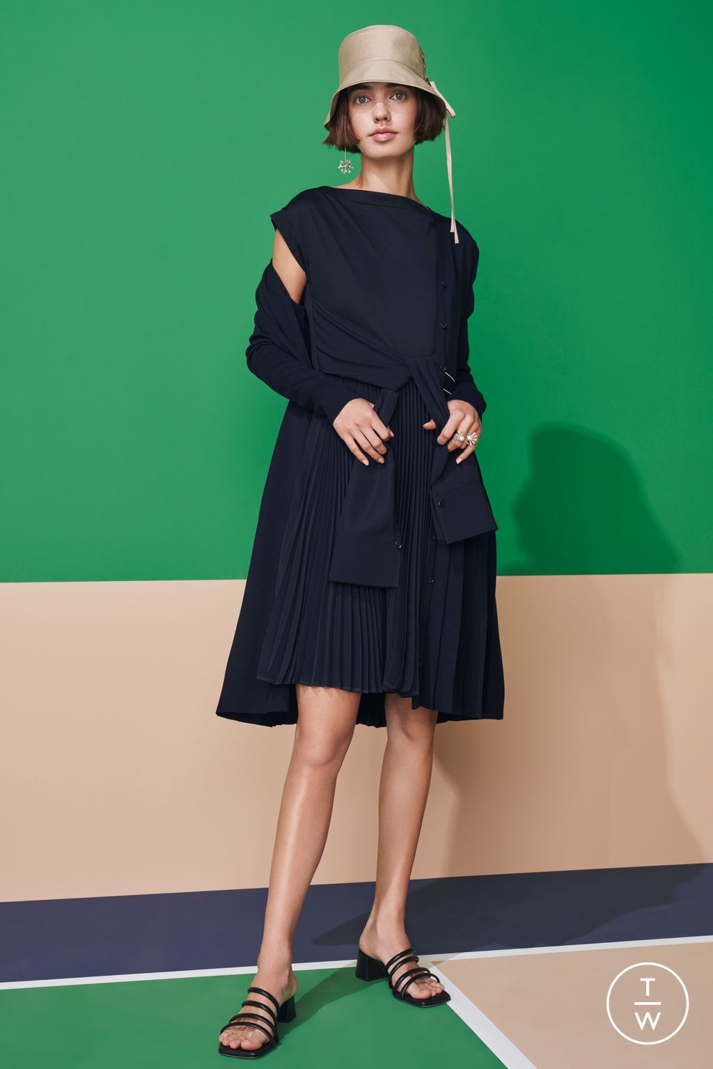 Fashion Week New York Pre-Fall 2023 look 10 from the Adeam collection womenswear