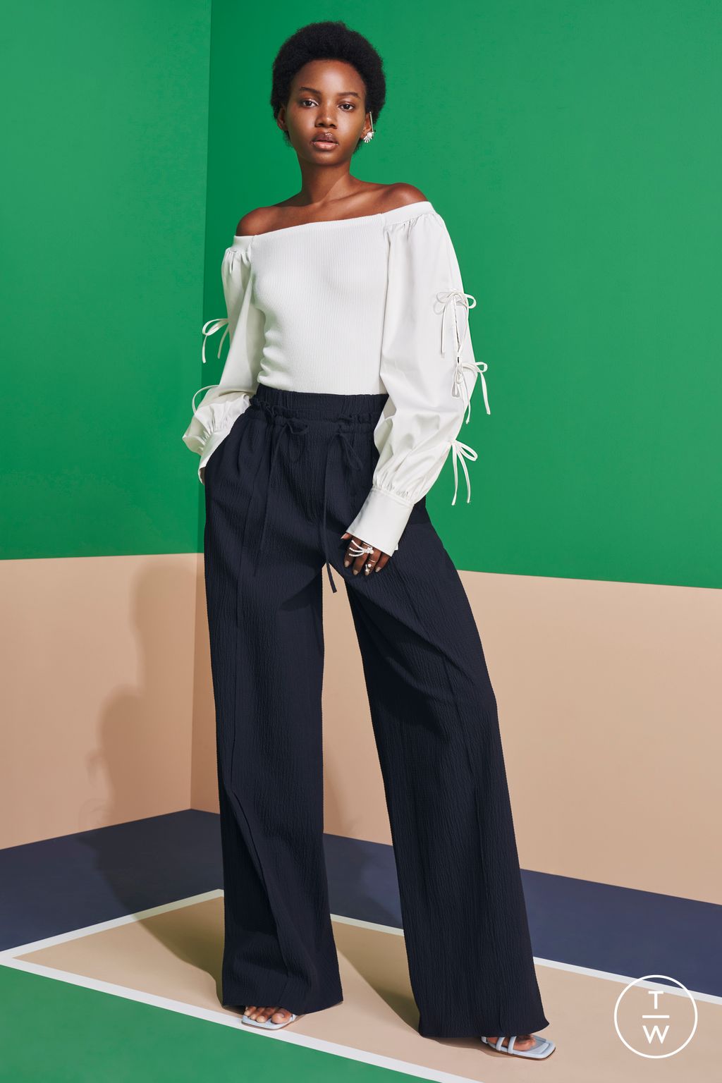 Fashion Week New York Pre-Fall 2023 look 13 from the Adeam collection womenswear