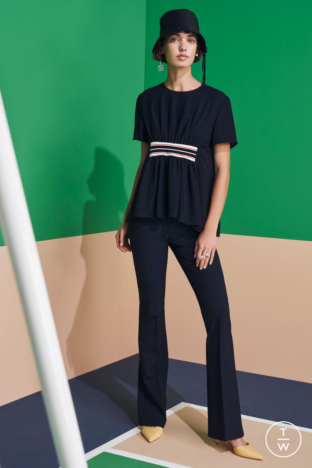 Fashion Week New York Pre-Fall 2023 look 15 from the Adeam collection womenswear