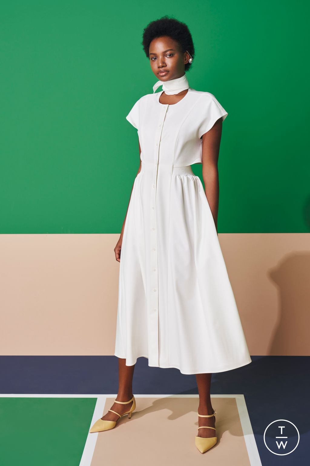 Fashion Week New York Pre-Fall 2023 look 20 from the Adeam collection womenswear
