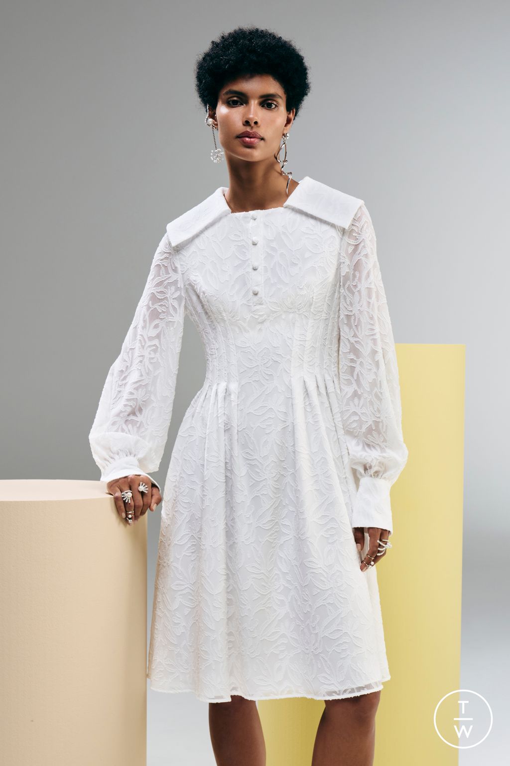 Fashion Week New York Resort 2024 look 3 de la collection Adeam womenswear