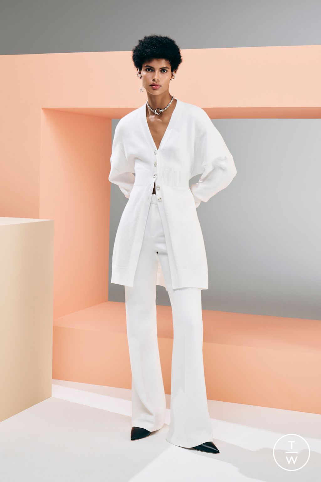 Fashion Week New York Resort 2024 look 6 de la collection Adeam womenswear